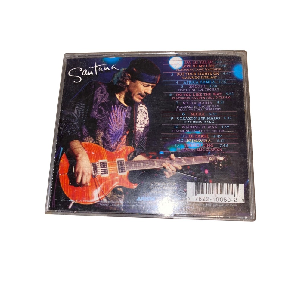 Santana – Supernatural CD (1999) Tested & Working  Scratches on‎ Disc - Picture 6 of 10